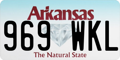 AR license plate 969WKL