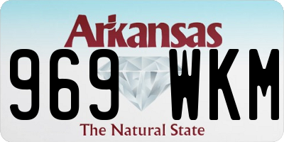 AR license plate 969WKM
