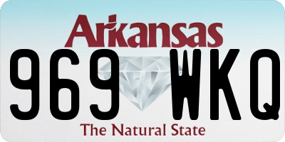 AR license plate 969WKQ