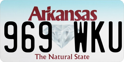 AR license plate 969WKU