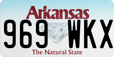 AR license plate 969WKX