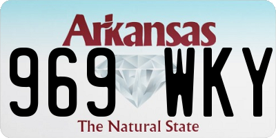 AR license plate 969WKY