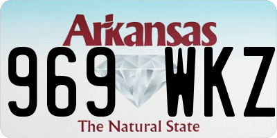 AR license plate 969WKZ