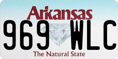 AR license plate 969WLC