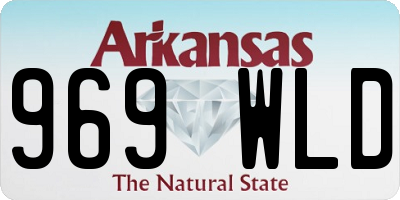 AR license plate 969WLD