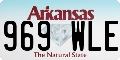 AR license plate 969WLE
