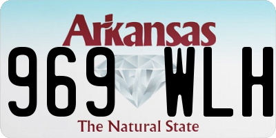 AR license plate 969WLH