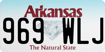 AR license plate 969WLJ