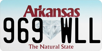 AR license plate 969WLL