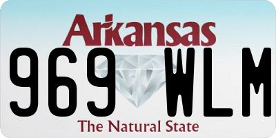 AR license plate 969WLM
