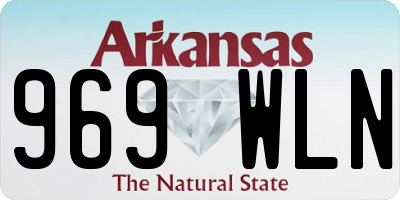 AR license plate 969WLN