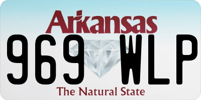 AR license plate 969WLP