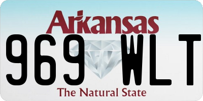 AR license plate 969WLT