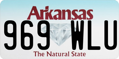 AR license plate 969WLU