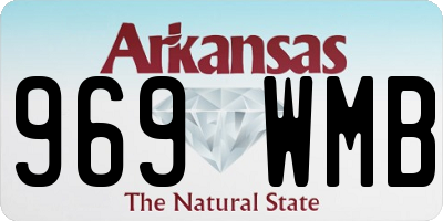 AR license plate 969WMB