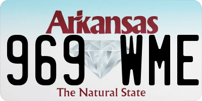 AR license plate 969WME
