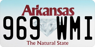 AR license plate 969WMI