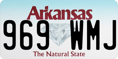 AR license plate 969WMJ
