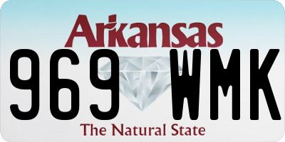 AR license plate 969WMK