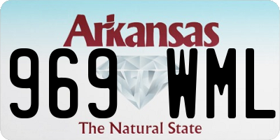 AR license plate 969WML