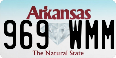 AR license plate 969WMM