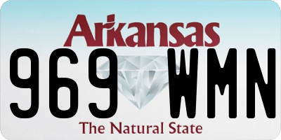 AR license plate 969WMN