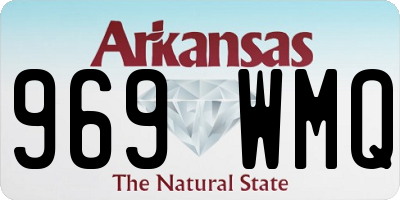 AR license plate 969WMQ