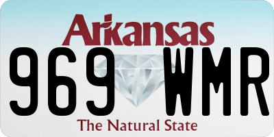AR license plate 969WMR
