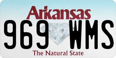 AR license plate 969WMS