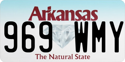 AR license plate 969WMY