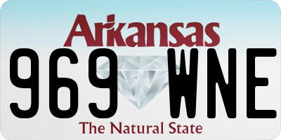 AR license plate 969WNE