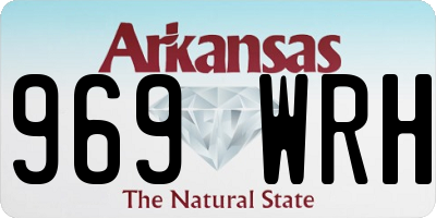 AR license plate 969WRH