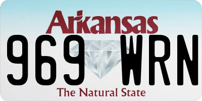 AR license plate 969WRN