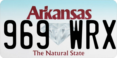 AR license plate 969WRX