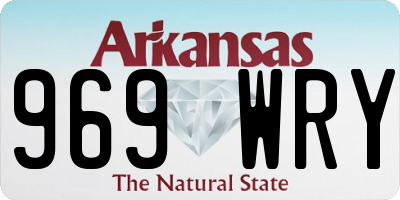 AR license plate 969WRY