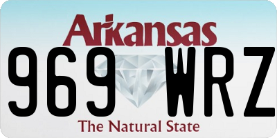 AR license plate 969WRZ
