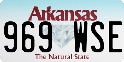 AR license plate 969WSE