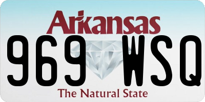 AR license plate 969WSQ