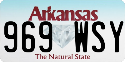 AR license plate 969WSY