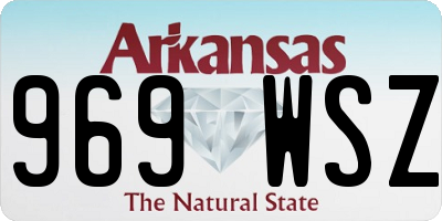AR license plate 969WSZ