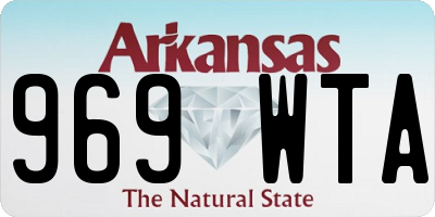 AR license plate 969WTA
