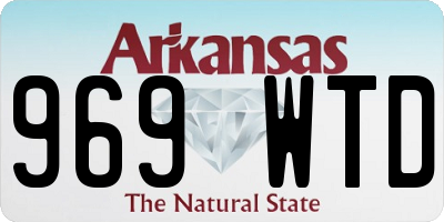 AR license plate 969WTD