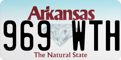 AR license plate 969WTH