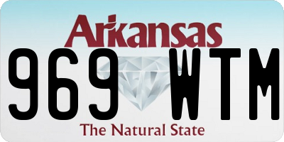 AR license plate 969WTM