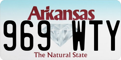AR license plate 969WTY