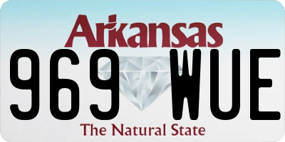 AR license plate 969WUE