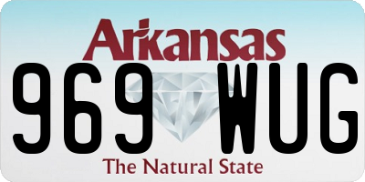 AR license plate 969WUG