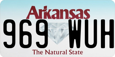 AR license plate 969WUH