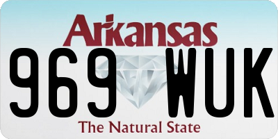 AR license plate 969WUK
