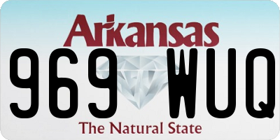AR license plate 969WUQ
